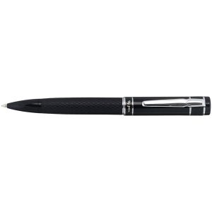 עט X-pen מסדרת Sorrento דמוי עור שחור כסף
