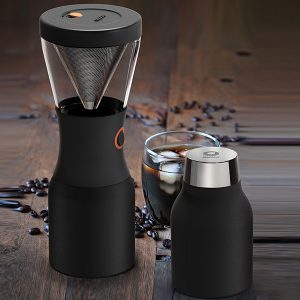 Coldbrew מכשיר חליטת קפה להכנת משקה קר משולב עם מיכל תרמי נירוסטה מבית ASOBU